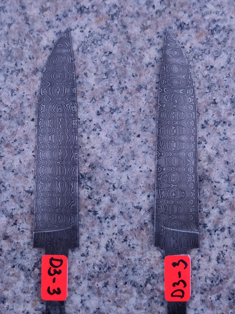 Forged blade Damascus steel D3-3